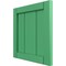Ekena Millwork 12"W x 12"H True Fit PVC Framed Board-n-Batten Shutters Sample, Lilly Pads SAMPLE-TFPBFLP - alternate 4